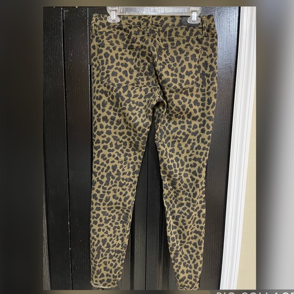 Express Leopard Animal Print Jeans - Picture 4 of 4